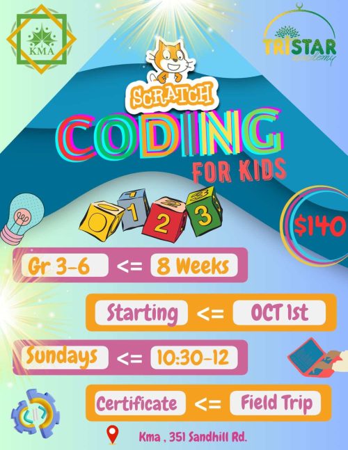 Scratch Coding for Kids (KMA Tri-Star Academy) – Kanata Muslim Association